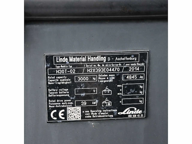 Linde h30t-02 lpg vorkheftruck - afbeelding 8 van  17