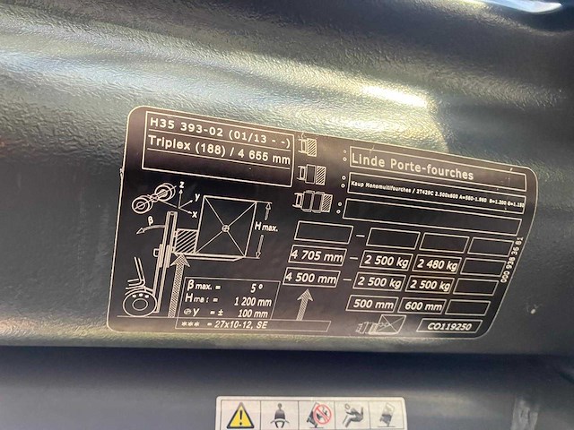 Linde h35t-02 vorkheftruck 2018 - afbeelding 71 van  86