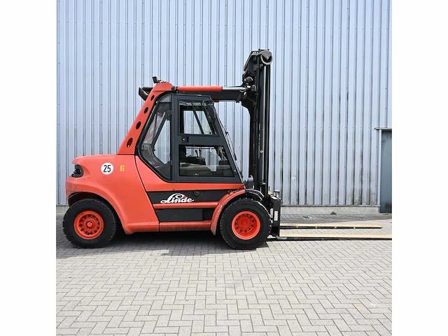 Linde h80d900-02 diesel vorkheftruck - afbeelding 12 van  16