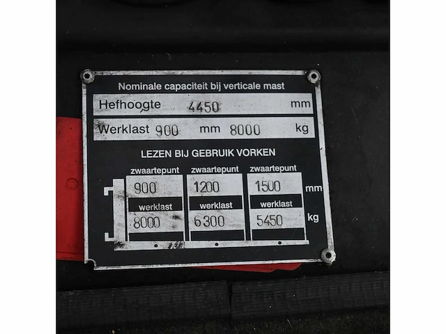 Linde h80d/900-03 diesel vorkheftruck - afbeelding 6 van  15