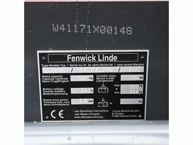 Linde l06ac elektrische vrijdragende stapelaar - afbeelding 9 van  17