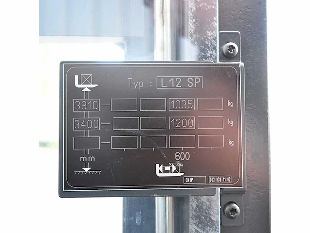 Linde l12sp elektrische stapelaar - afbeelding 9 van  18