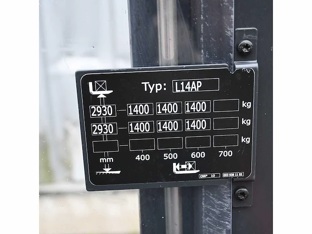 Linde l14 ap elektrische stapelaar - afbeelding 7 van  16