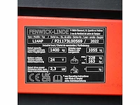 Linde l14 ap elektrische stapelaar - afbeelding 8 van  16