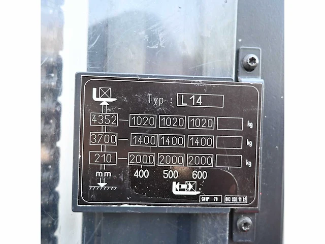 Linde l14 elektrische stapelaar - afbeelding 7 van  15