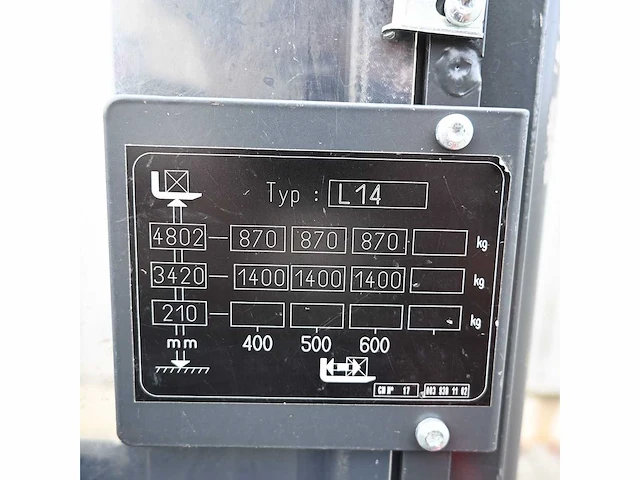 Linde l14 elektrische stapelaar - afbeelding 18 van  18