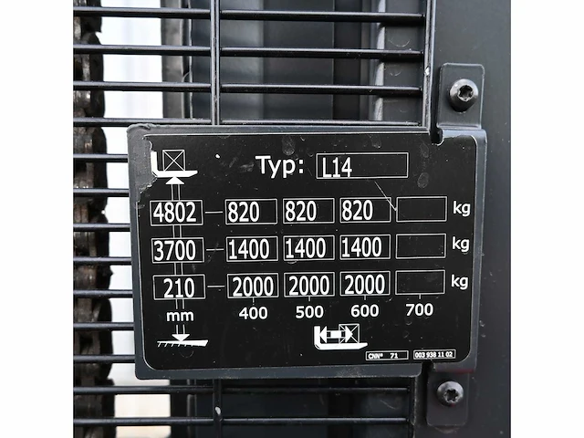 Linde l14 elektrische stapelaar - afbeelding 5 van  14