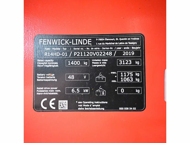 Linde r14hd-01 elektrische reach truck - afbeelding 11 van  19