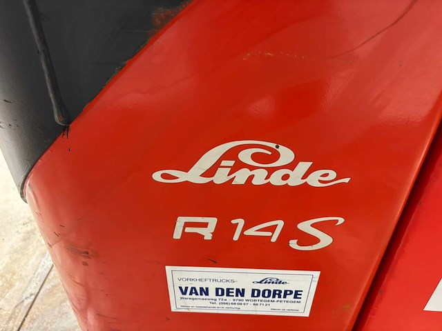Linde r14s reachtruck (functioneel) - afbeelding 2 van  24
