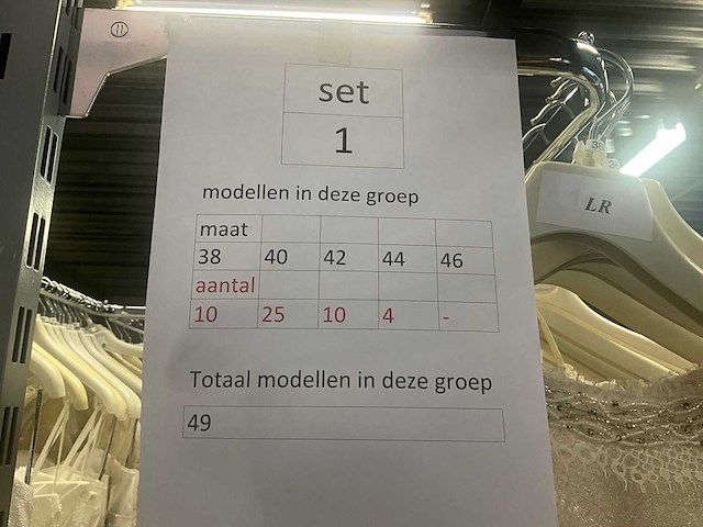 Linea raffaelli partij diverse bruidsjurken (49x) - afbeelding 11 van  19