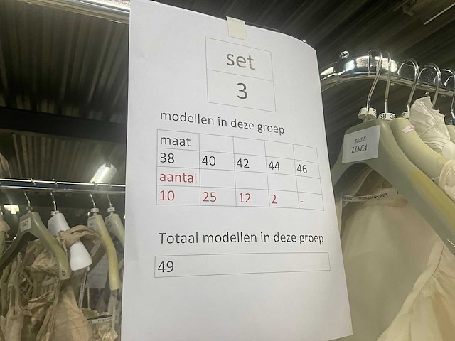 Linea raffaelli partij diverse bruidsjurken (49x) - afbeelding 24 van  30