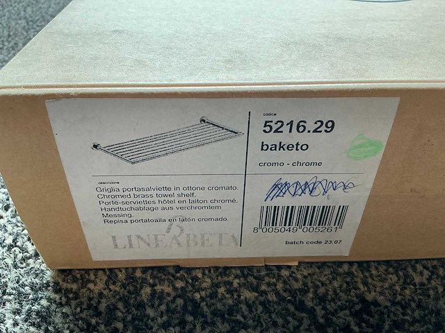 Lineabeta baketo 521629 handdoekrek - afbeelding 2 van  3