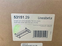 Lineabeta handdoekrek (2x) - afbeelding 4 van  4