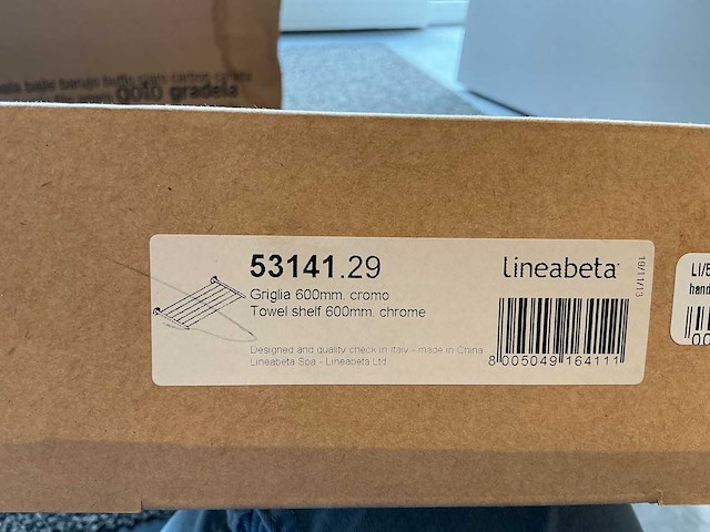 Lineabeta handdoekrek (2x) - afbeelding 3 van  3