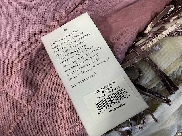 Linen & more diverse sierkussen hoezen (43x) - afbeelding 12 van  15