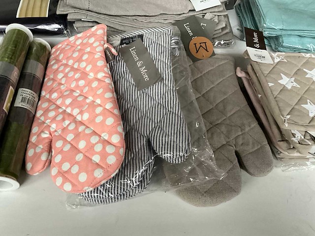 Linen & more mix kavel diverse textiel woonaccessoires - afbeelding 15 van  16