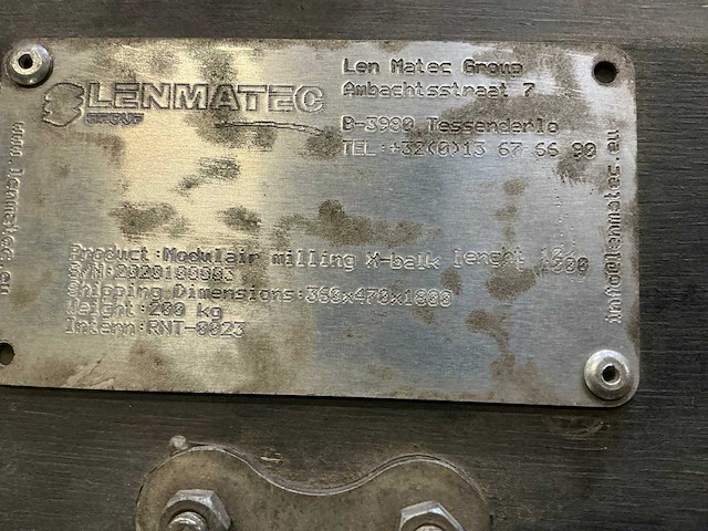 Liniaire actuator/ freesbalk x-as - afbeelding 6 van  6