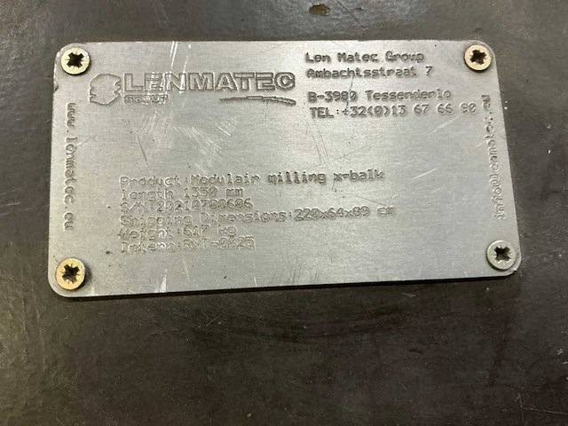 Liniaire actuator/ freesbalk x-as - afbeelding 6 van  6
