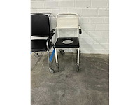 Linido handicare - verrijdbare douchestoel toiletstoel (2x) - afbeelding 3 van  5