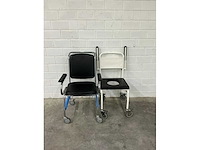 Linido handicare - verrijdbare douchestoel toiletstoel (2x) - afbeelding 5 van  5