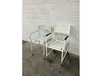 Linido handicare - verrijdbare douchestoel toiletstoel (2x) - afbeelding 3 van  3