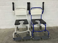 Linido handicare - verrijdbare douchestoel toiletstoel (2x) - afbeelding 4 van  4