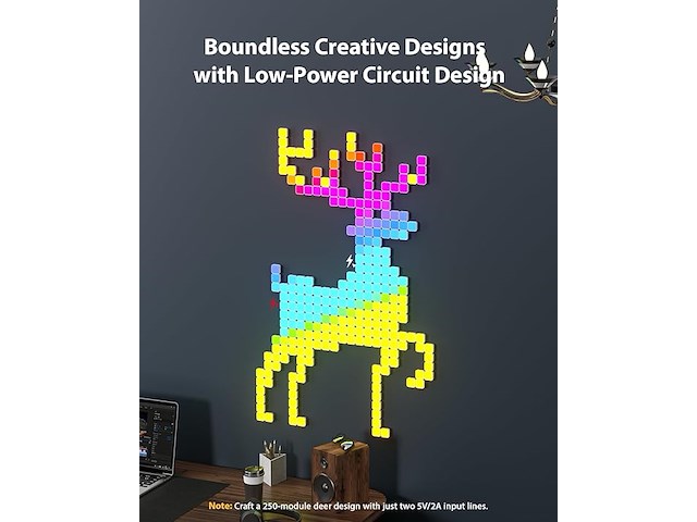 Linkedsparx 3d vierkante lichtpanelen - afbeelding 2 van  8