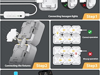 Linkedsparx 3d vierkante lichtpanelen - afbeelding 8 van  8