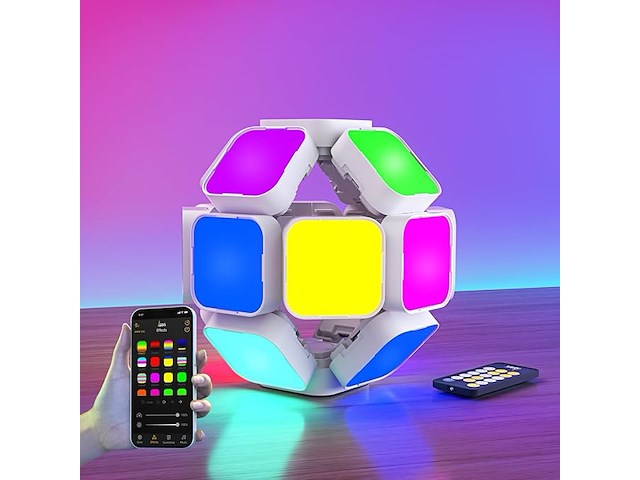 Linkedsparx 3d vierkante lichtpanelen - afbeelding 1 van  8