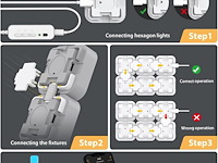 Linkedsparx 3d vierkante lichtpanelen - afbeelding 8 van  8