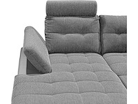 Linker panoramische hoekbank - cab - borst - stof/pu - afbeelding 2 van  16