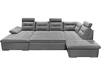 Linker panoramische hoekbank - cab - borst - stof/pu - afbeelding 8 van  16