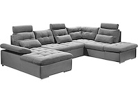 Linker panoramische hoekbank - cab - borst - stof/pu - afbeelding 16 van  16