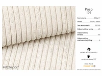 Linkerhoek bank - beige stof met koord - afbeelding 6 van  10