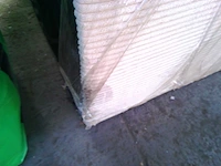 Linkerhoek bank - beige stof met koord - afbeelding 2 van  13