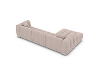 Linkerhoek bank - beige stof - afbeelding 6 van  8