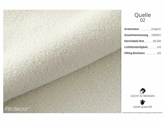 Linkerhoek bank - beige terry stof - afbeelding 5 van  6
