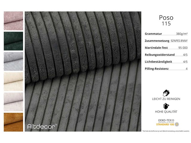 Linkerhoek bank - donkergrijs touwstof - afbeelding 5 van  8