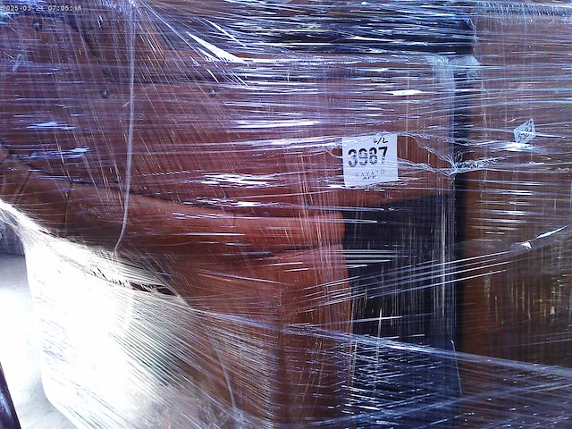 Linkerhoek bank chesterfield 100% premium buffelleer - caramel vintage - afbeelding 8 van  9