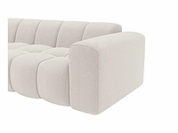 Linkerhoek bank in beige chenille-stof van maison céphy - afbeelding 4 van  4
