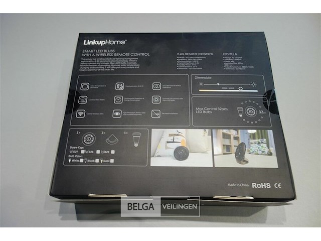 Linkuphome smart led bulbs + a.b. - afbeelding 3 van  3