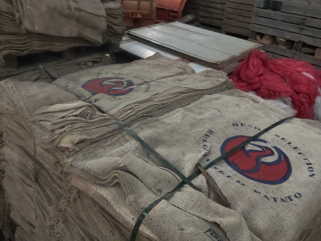 Linnen tas / jutte tas - afbeelding 3 van  4