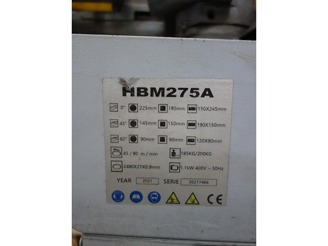 Lintzaag hbm machines - afbeelding 8 van  16