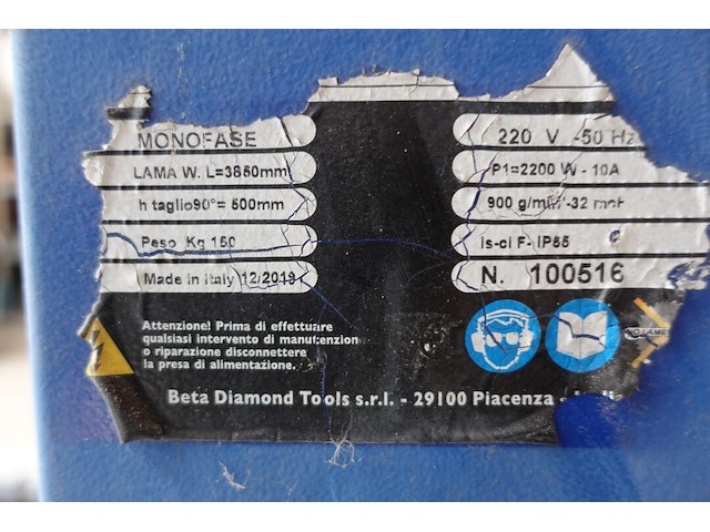 Lintzaagmachine beta diamant - afbeelding 4 van  6