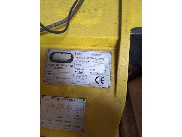 Lintzaagmachine fmb - afbeelding 3 van  4