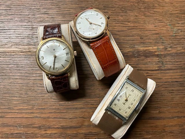 Lip dauphine incabloc - anti-magnetisch - vintage t18-producten in 1933 mechanische horlogearmband - afbeelding 1 van  13