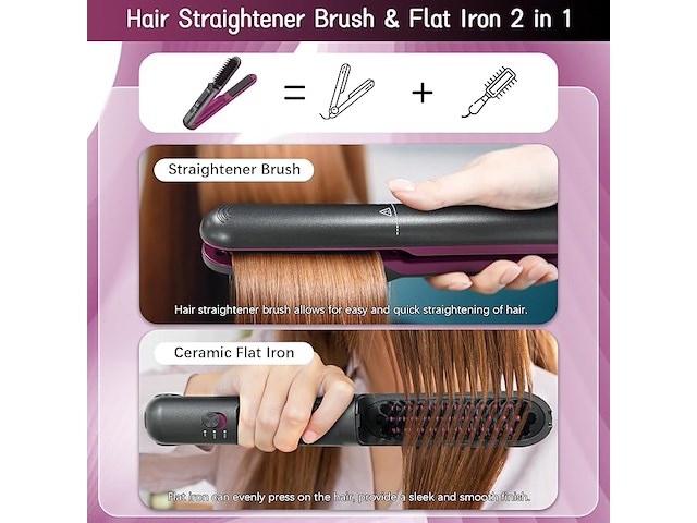 Liropau 2-in-1 draadloze stijltang - afbeelding 3 van  5