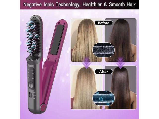 Liropau 2-in-1 draadloze stijltang - afbeelding 4 van  5