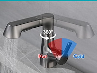 Liropau keukenkraan met pull-down sproeier - afbeelding 4 van  6