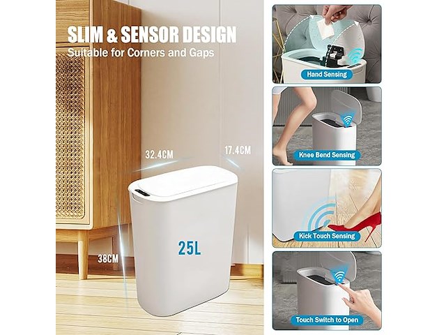 Liropau sensorafvalemmer (25 liter) - afbeelding 4 van  6